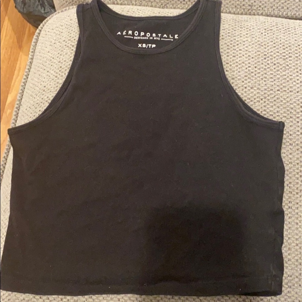 Black crop top